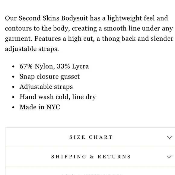 Only Hearts Second Skins Low Back Thong Black Bodysuit Size Medium NWT - Picture 4 of 5